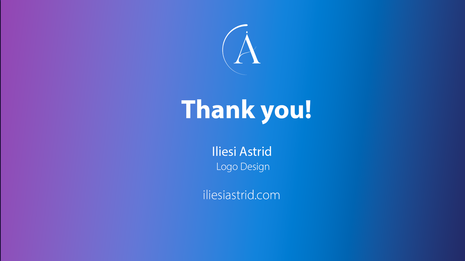 Iliesi Astrid logo design